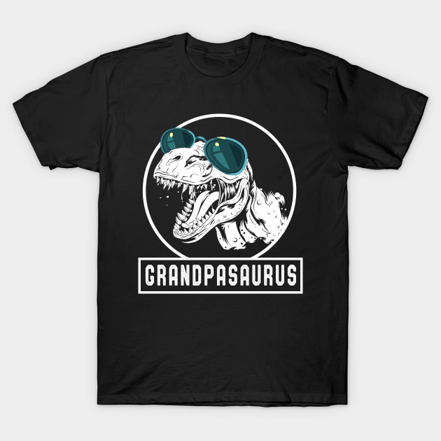 GrandpaSaurus Rex T Shirt Grandpa Father's Day Mens Gift Tee T-Shirt by kaza191